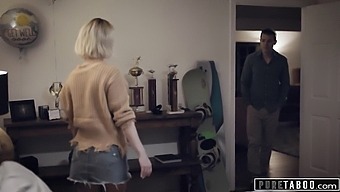 Injured Stepson Receives Assistance From His Big-Titted Stepmom In A Taboo Encounter