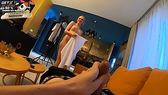 Real-Life Porn Actresses Give The Camera A Blowjob - Mila Ray'S Big Natural Tits