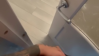 A Hot Babe With Big Tits And A Big Ass Gets Off By Jerking Off