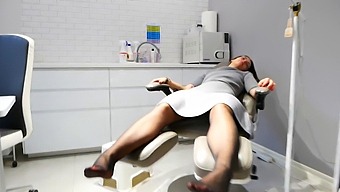 A Polish Fitness Instructor Satisfies A Client'S Foot Fetish