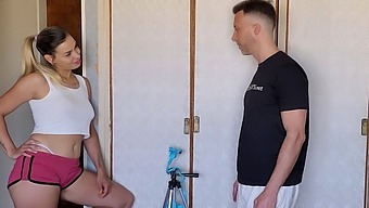 Big Natural Tits Milf Gets Off In Front Of Two Cameras