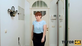 Tutor4k'S Mature Redhead Educator Breaks Her Stern Reputation In This Steamy Video