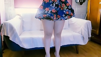 Peruvian Housewife Watches And Touches Her Lover, Asking Him To Undress